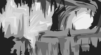 Small Greyscale Landscape