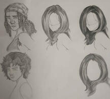 Traditional Hair render