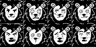 Expression sheet pixel art